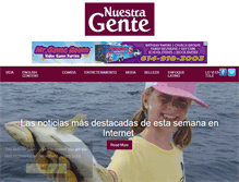 Tablet Screenshot of nuestragente.com